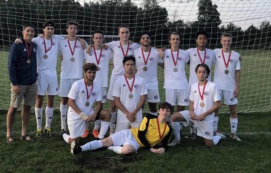 Pegasus Boys U18 team takes the division title and wins gold.